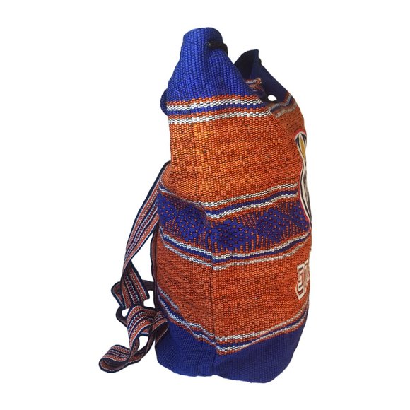 Edmonton Oilers Embroidered Cloth Backpack Tote Bag Shoulder Bag Woven Cloth Bag - Picture 7 of 10